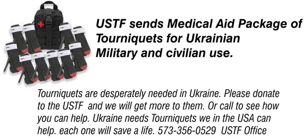 Tourniquets as Humanitarian Aid Package To Ukraine