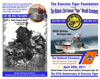 Exercise Tiger Association 2011 Program Book PDF
