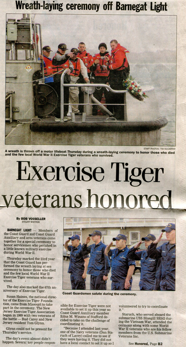 Exercise Tiger Veterans Honored